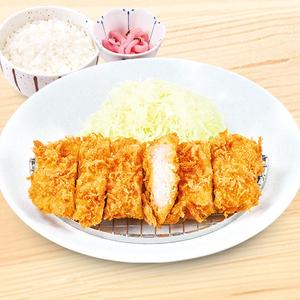 かつ庵 黒豚ロースかつ弁当 Black Pork Loin Cutlet Combo Meal