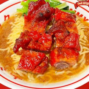 蜜汁排骨面 BBQポークリブラーメン