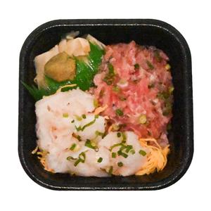 丼丸 えんがわネギトロ丼Minched Tuna ＆ Engawa Bowl