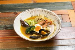海の幸のスープカレー