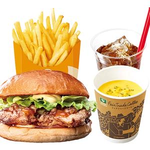 ゼッテリア ZETTERIA 【ディナーセット】スウィートチリチキンバーガー Sweet Chili Chicken Burger Dinner Set