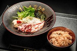 汁なし牡蠣ラーメン 牡蠣ご飯セット