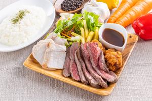 【弁当】肉あいもりステーキプレート
