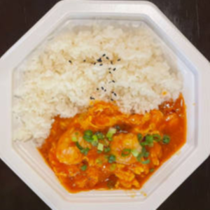 海老と玉子チリソース弁当