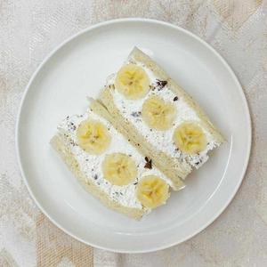 バナナチョコチップサンド
