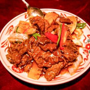 牛肉のオイスターソース