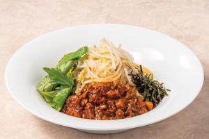 【T8】肉味噌和えうどん～太白胡麻油使用