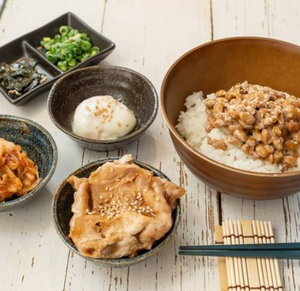 【リピート続出】豚キムチ納豆かけご飯【Repeat one after another】Pork kimchi natto over rice