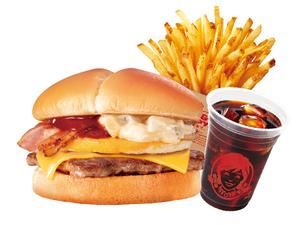 Jr.チーズベーコンエッグバーガーセット