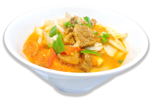 牛肉のトマト味煮込み湯麺定食