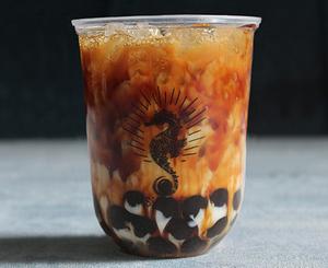 黒糖ほうじ茶ミルクティー