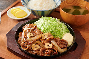 うす焼きトンテキ定食 150g