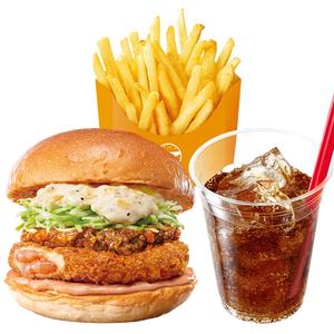 ゼッテリア ZETTERIA 【セット】えびカレーバーガー Shrimp Cutlet Curry Burger Set