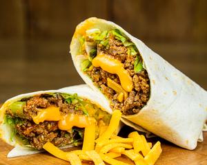 チーズたっぷり極太重厚ブリトー 中身少なめ 総重量 200g