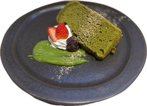 苺と抹茶のシフォンケーキ