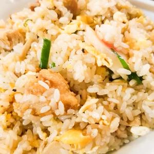 刻み唐揚げ炒飯