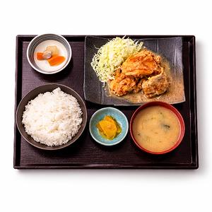 唐揚げ定食 Fried Chicken Set Meal