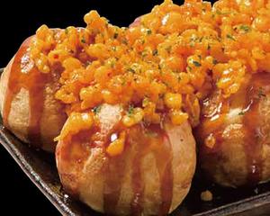 たこ焼き ピリ辛たぬき  4個入り