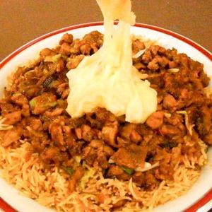 Melted Cheese With Keema Chahan 溶けたチーズ入りキーマチャーハン