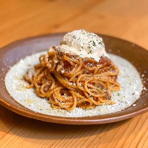 ミートソースパスタ