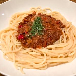 ミートソースパスタ