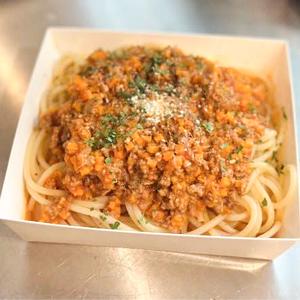 ミートソースパスタ