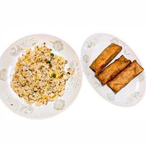 五目炒飯+春巻きセット