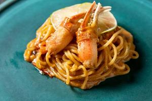 ワタリガニのトマトクリームパスタ