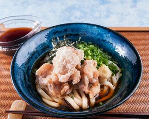 唐揚げぶっかけうどん