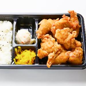 ジョニーのからあげ 【弁当】骨なしミックス弁当(もも、むね) Bonless Fried Chicken Bento Box 並(約5ヶ)M(About 5pcs)