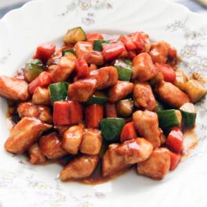 鶏肉の中華味噌炒め