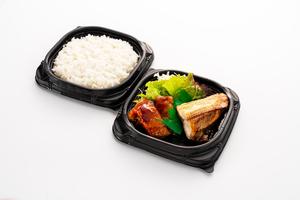 しまほっけと甘辛チキンステーキ弁当