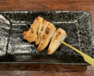 備長炭炭火焼き やげんなんこつ串 塩