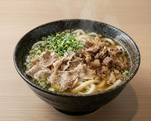 豚しゃぶかすうどん
