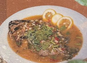 魚のレモン蒸し(Sakana no remon mushi)