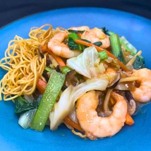 海老あんかけ焼きそば/仁勾炒麺