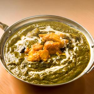SAG CHICKEN CURRY ほうれん草チキンカレーセット