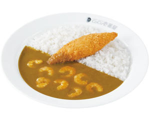カレーハウスCoCo壱番屋 エビにこみカレー+フィッシュフライ(1本)