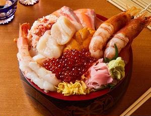 寿司屋が作る北海海鮮丼 North Sea Seafood Rice Bowl