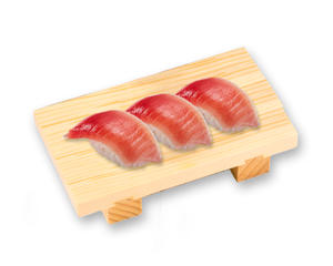 中とろ3貫盛り