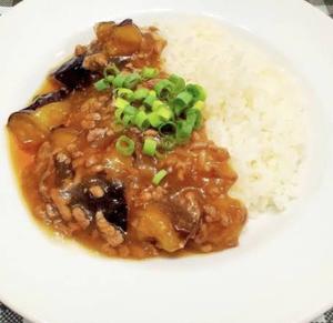 麻婆茄子丼