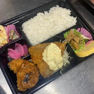 アジフライ弁当
