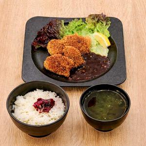 揚げ豚定食【てりやきソース】3個