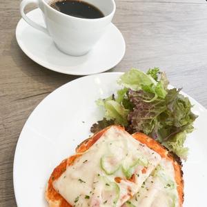 ピザトーストコーヒーセット