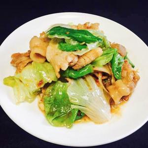豚肉生姜レタス炒め