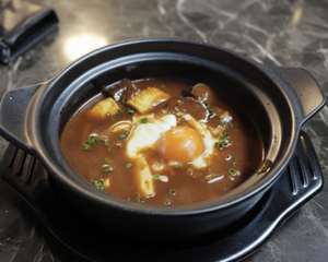 麻婆豆腐+温泉卵