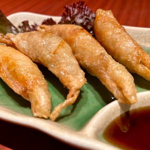 鶏皮揚げ餃子