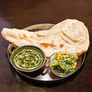 ほうれん草キーマカレーセット Saag Keema Curry Set