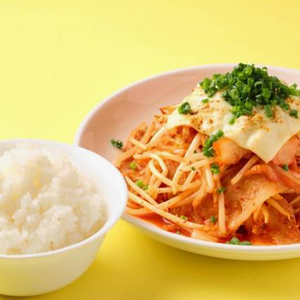 チーズ豚キムチご飯付き 小盛