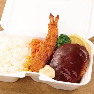 ハンバーグ＆海老フライ弁当